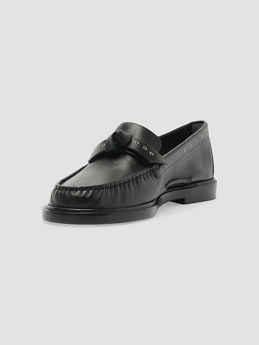 Alexandre Birman Women's Clarita Mini-Eyelet Leather Loafers | Thumbnail 5 Alexandre Birman Women's Clarita Mini-Eyelet Leather Loafers | Thumbnail 5