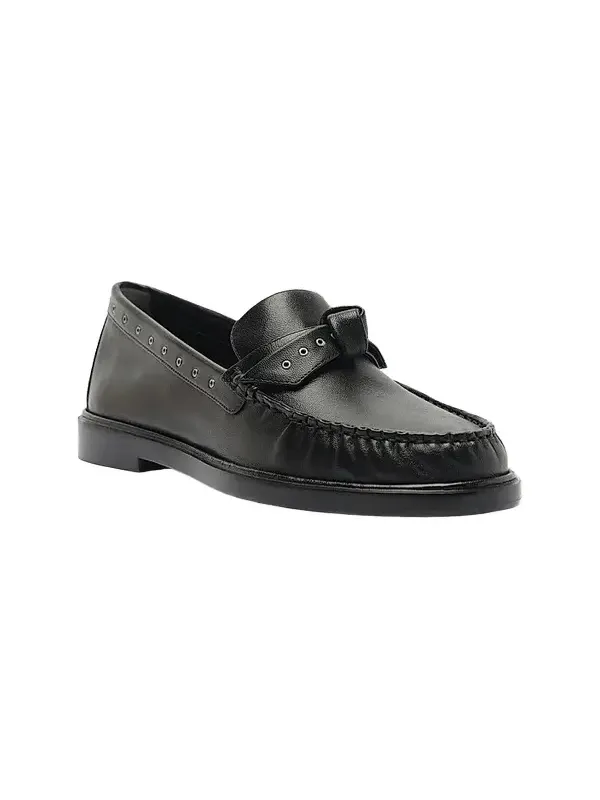 Women's Clarita Mini-Eyelet Leather Loafers Women's Clarita Mini-Eyelet Leather Loafers