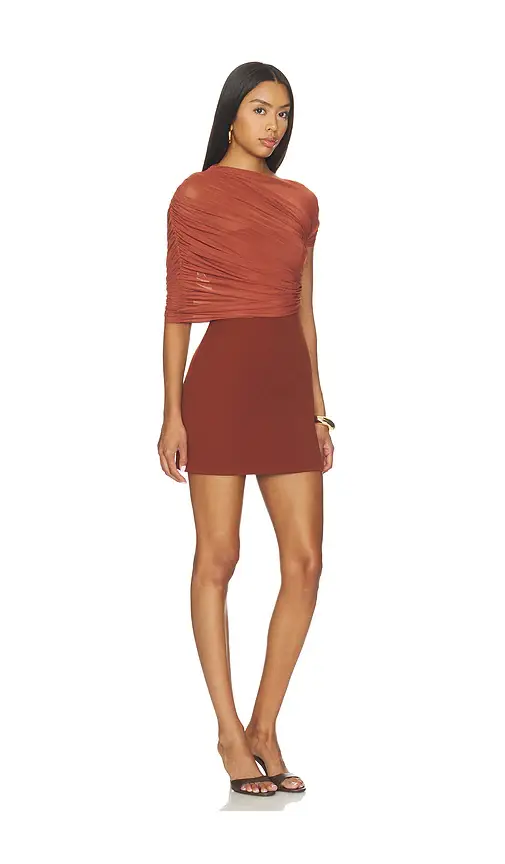 SEROYA Selma Mini Crepe Dress | Thumbnail 2 SEROYA Selma Mini Crepe Dress | Thumbnail 2