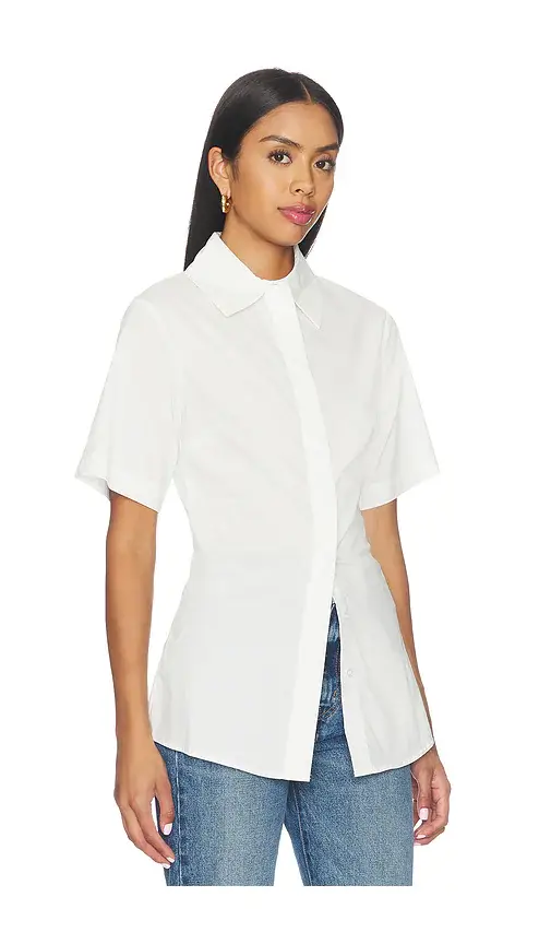 ALL THE WAYS Joan Button Down Top | Thumbnail 2