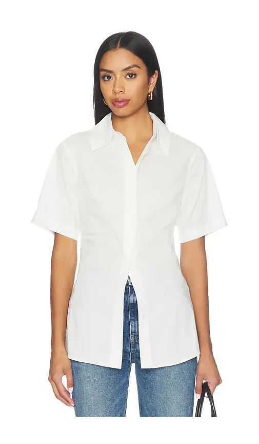 ALL THE WAYS Joan Button Down Top
