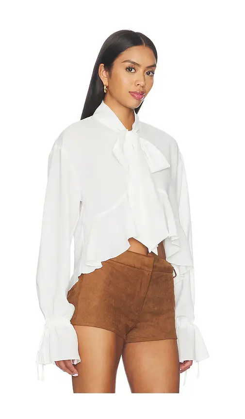 MORE TO COME Hope Tie Front Blouse | Thumbnail 2