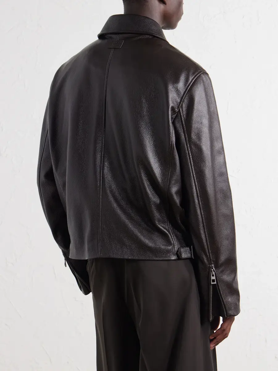 Loewe Full-Grained Leather Jacket - Men | Thumbnail 4 Loewe Full-Grained Leather Jacket - Men | Thumbnail 4