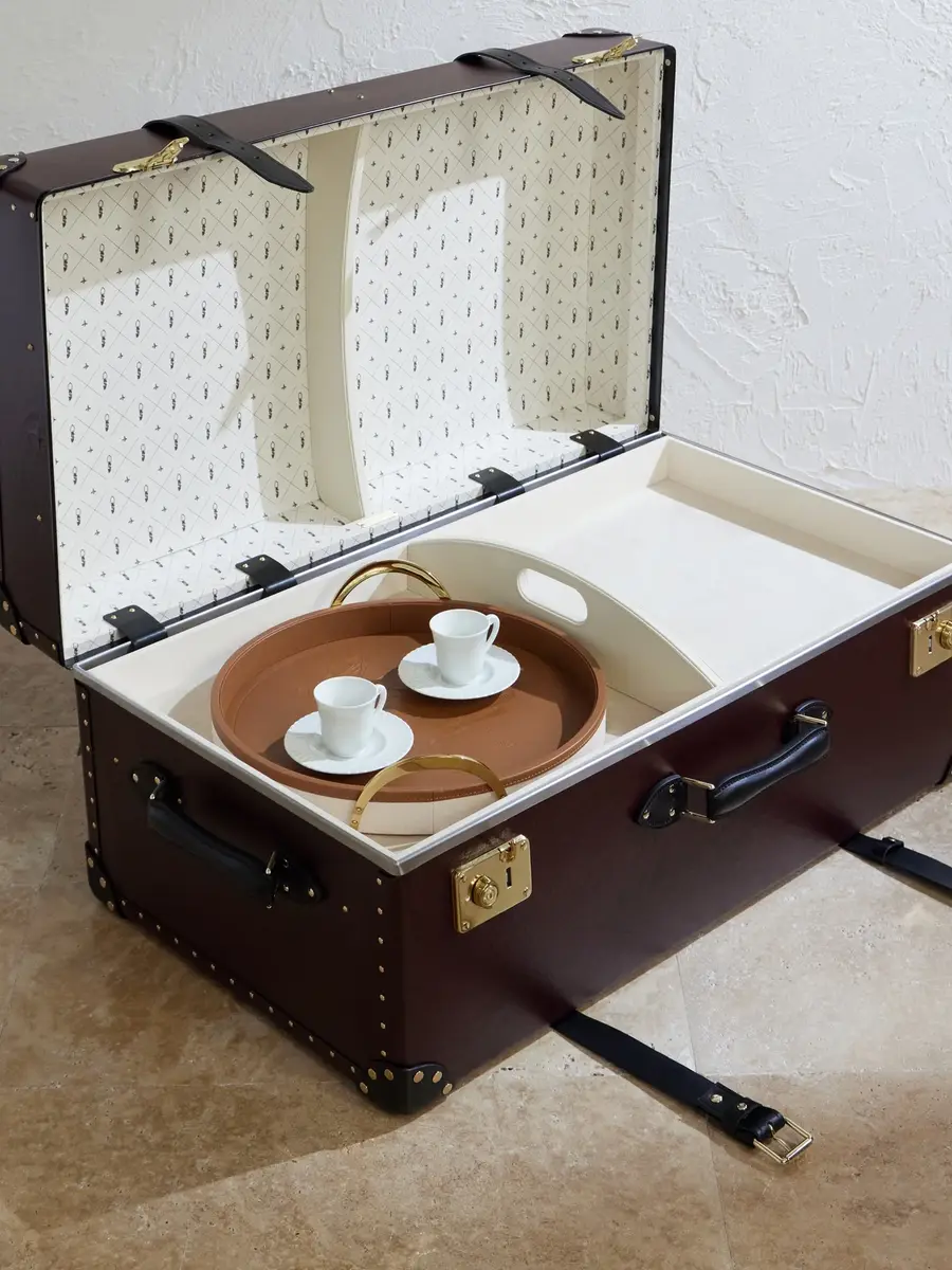 Globe-Trotter Steamer Leather Home Trunk - Men | Thumbnail 6 Globe-Trotter Steamer Leather Home Trunk - Men | Thumbnail 6