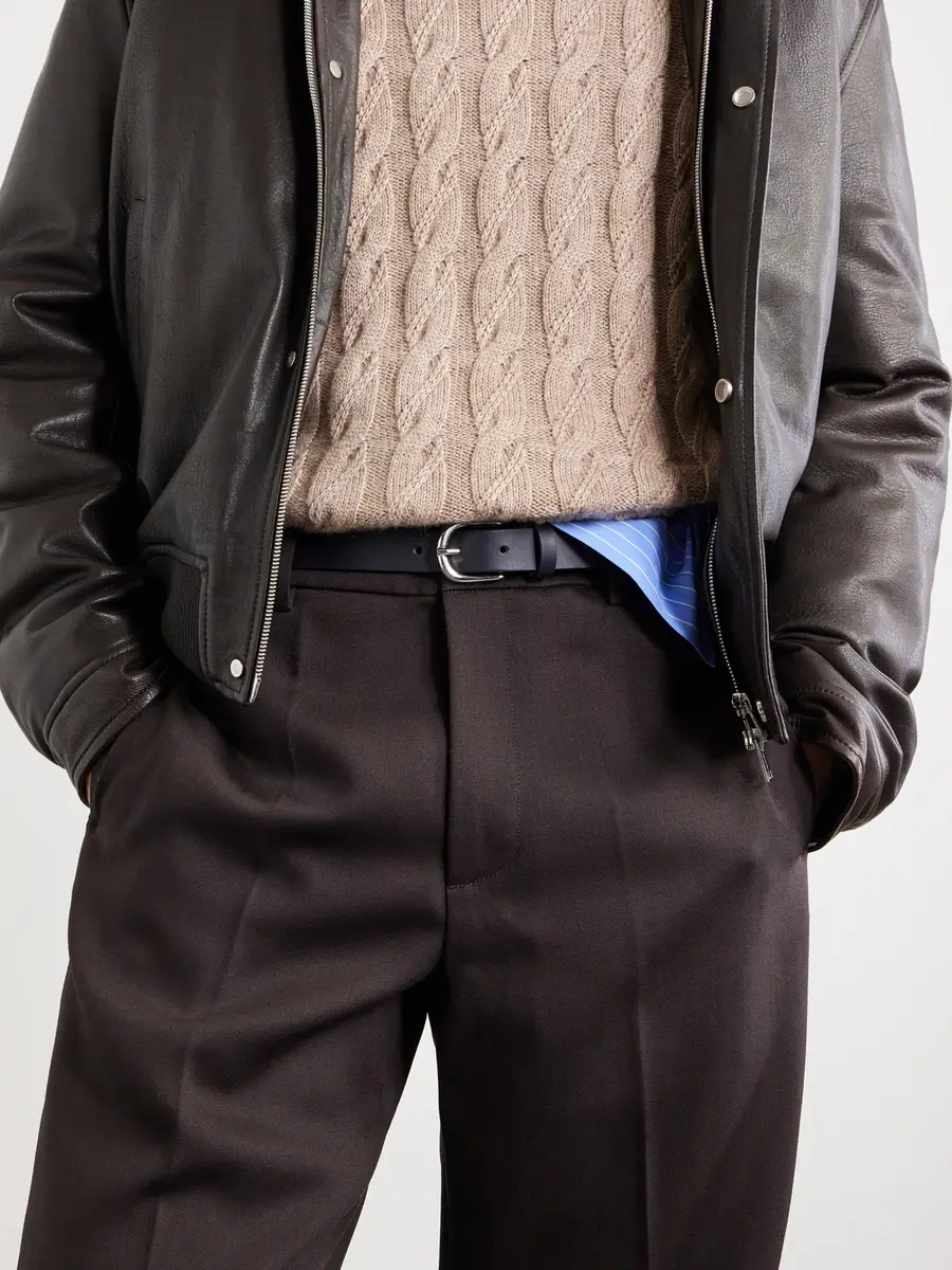 MR P. 2.5cm Leather Belt - Men | Thumbnail 2