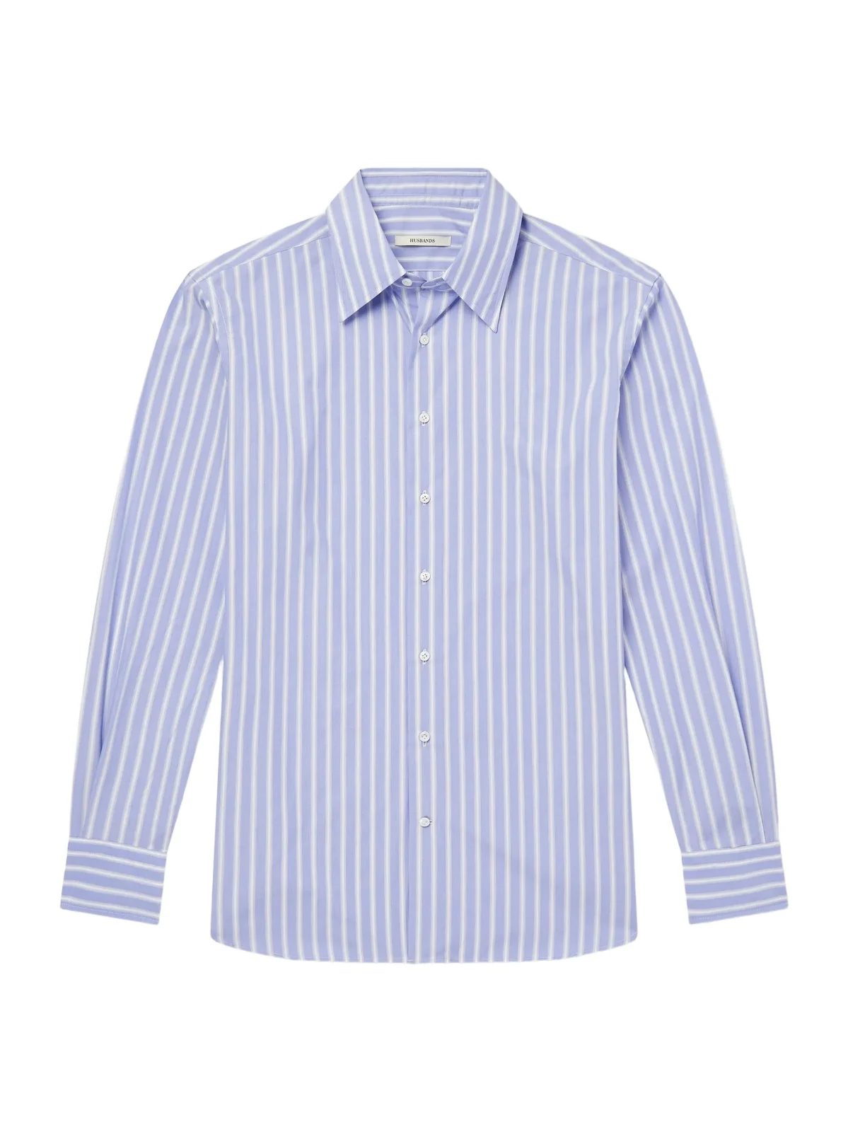 Husbands Striped Supima Cotton-Poplin Shirt - Men
