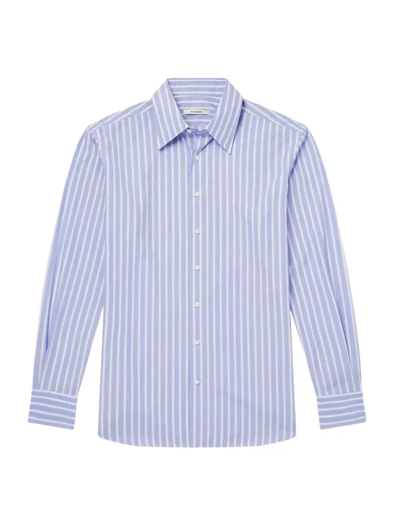 Husbands Striped Supima Cotton-Poplin Shirt - Men | Image 1 Husbands Striped Supima Cotton-Poplin Shirt - Men | Image 1