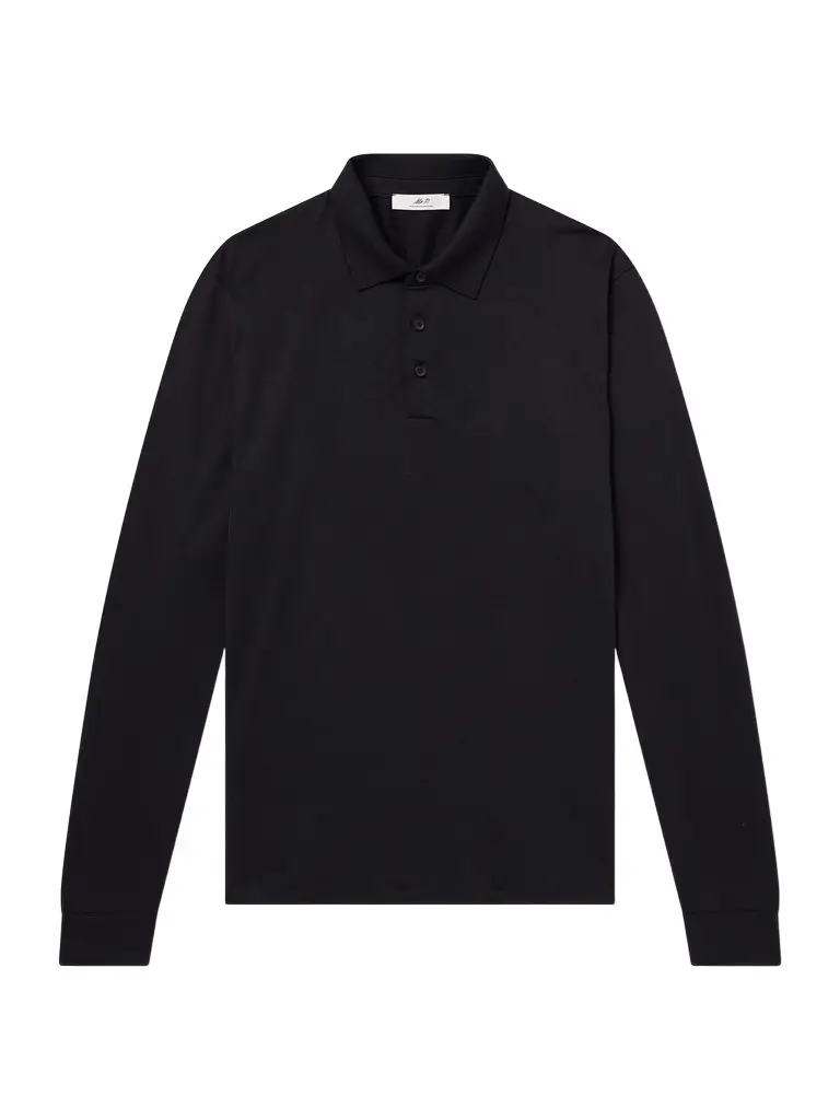 MR P. Silk and Cotton-Blend Polo Shirt - Men | Image 1 MR P. Silk and Cotton-Blend Polo Shirt - Men | Image 1