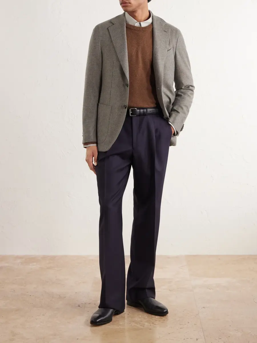 Caruso Aida Wool and Cashmere-Blend Twill Blazer - Men | Thumbnail 2