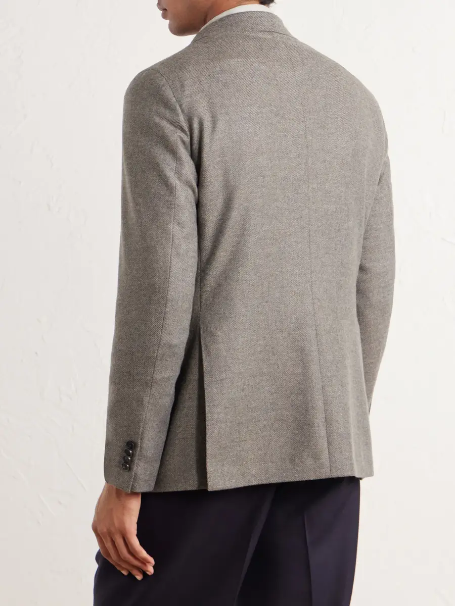 Caruso Aida Wool and Cashmere-Blend Twill Blazer - Men | Thumbnail 4
