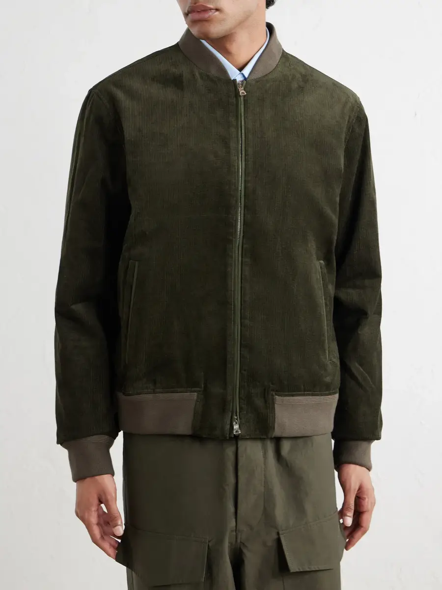 MR P. Cotton-Corduroy Bomber Jacket - Men | Thumbnail 3 MR P. Cotton-Corduroy Bomber Jacket - Men | Thumbnail 3
