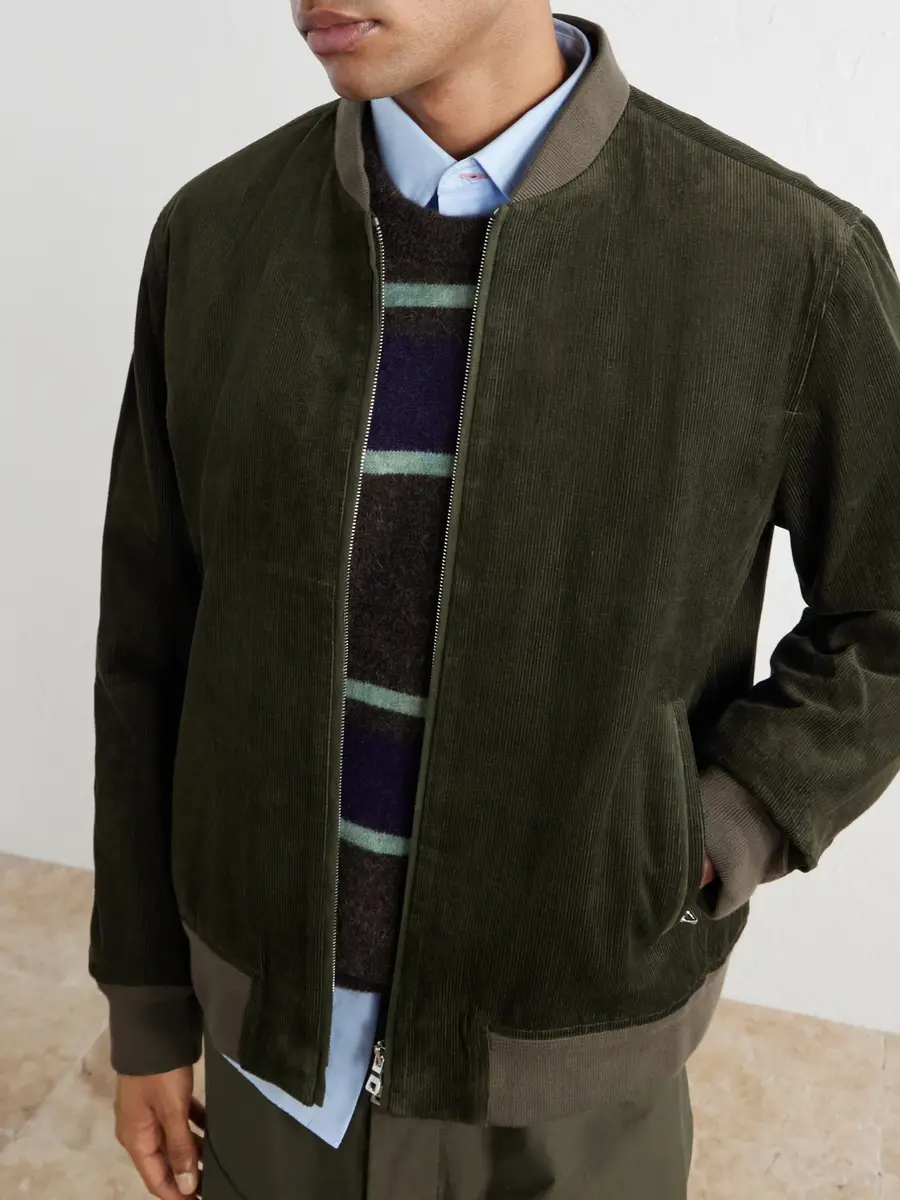 MR P. Cotton-Corduroy Bomber Jacket - Men | Thumbnail 5 MR P. Cotton-Corduroy Bomber Jacket - Men | Thumbnail 5