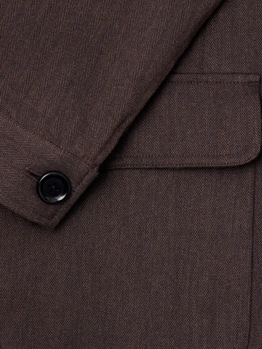 Oliver Spencer Solms Cotton-Blend Herringbone Suit Jacket - Men | Thumbnail 6 Oliver Spencer Solms Cotton-Blend Herringbone Suit Jacket - Men | Thumbnail 6