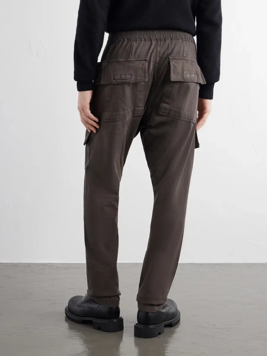 DRKSHDW by Rick Owens Creatch Tapered Cotton-Jersey Sweatpants - Men | Thumbnail 4 DRKSHDW by Rick Owens Creatch Tapered Cotton-Jersey Sweatpants - Men | Thumbnail 4