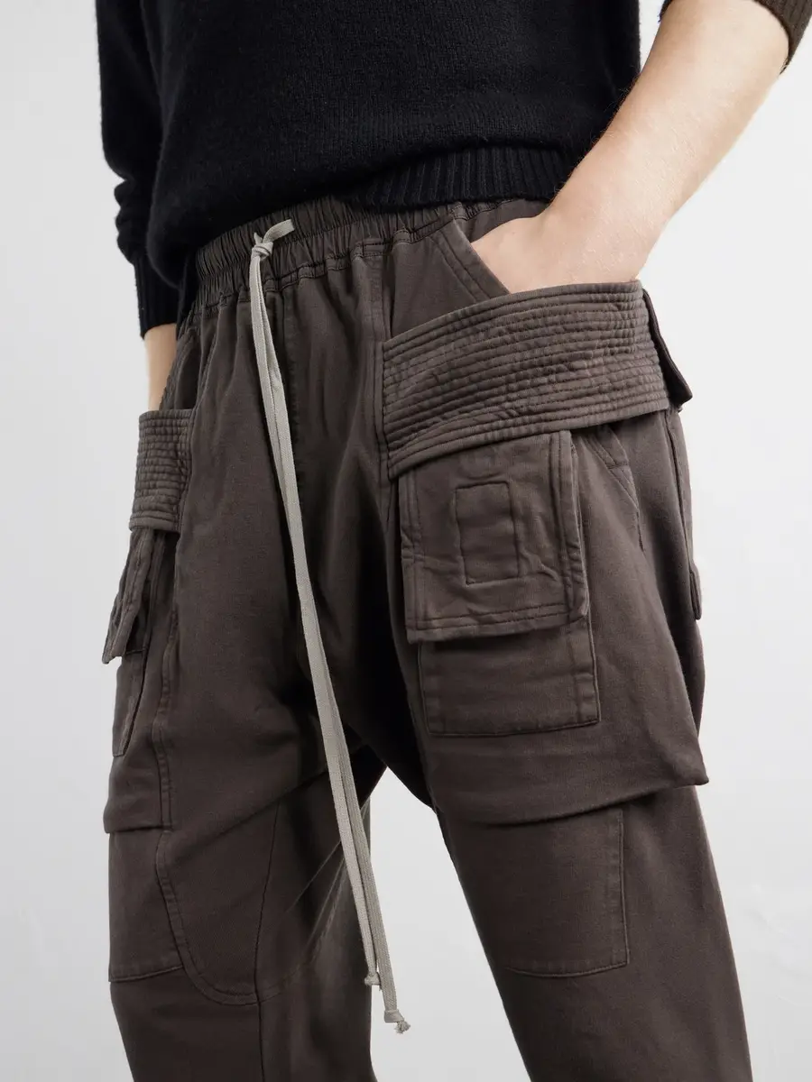 DRKSHDW by Rick Owens Creatch Tapered Cotton-Jersey Sweatpants - Men | Thumbnail 5 DRKSHDW by Rick Owens Creatch Tapered Cotton-Jersey Sweatpants - Men | Thumbnail 5