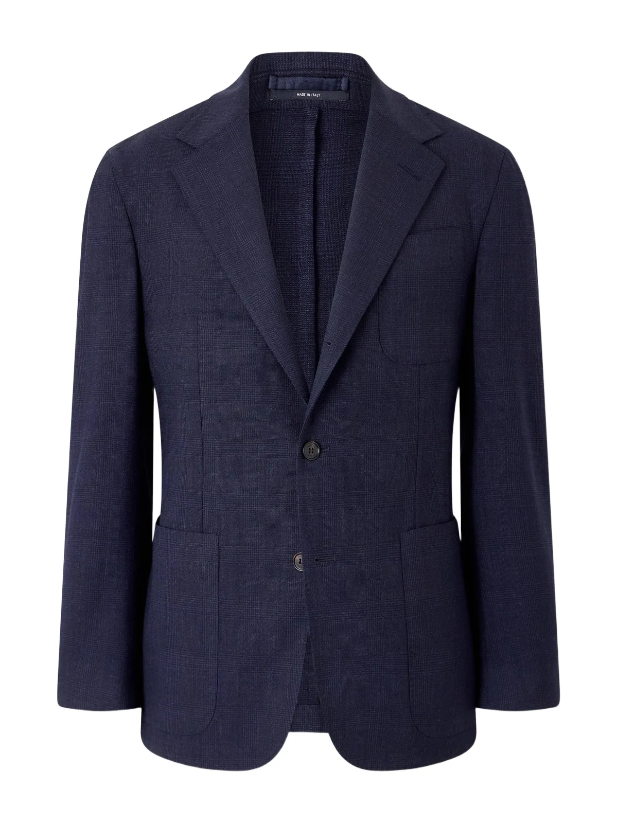 Prince of Wales Checked Wool and Mohair-Blend Blazer - Men Prince of Wales Checked Wool and Mohair-Blend Blazer - Men