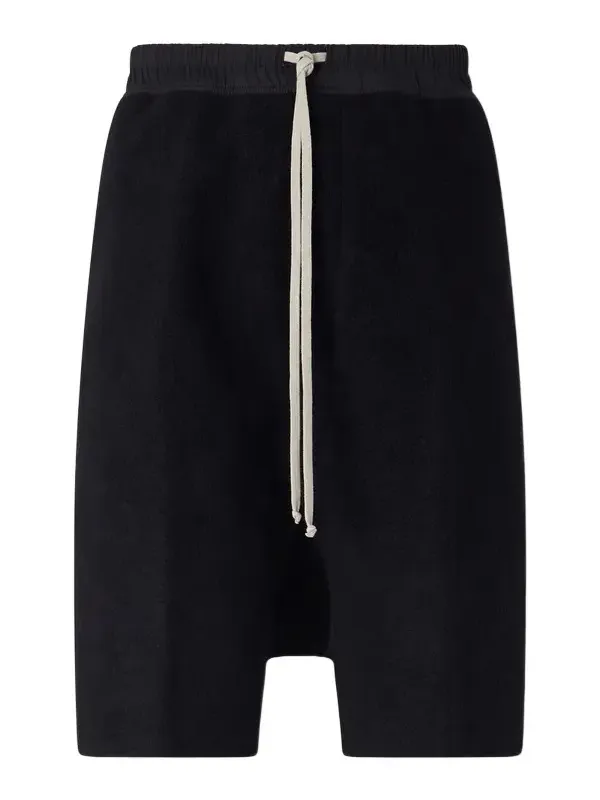Rick's Pods Straight-Leg Cashmere Drawstring Shorts - Men Rick's Pods Straight-Leg Cashmere Drawstring Shorts - Men