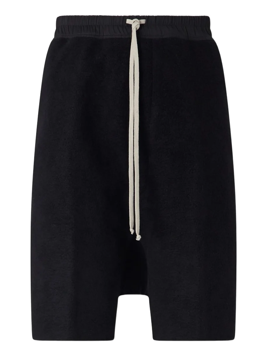 Rick's Pods Straight-Leg Cashmere Drawstring Shorts - Men Rick's Pods Straight-Leg Cashmere Drawstring Shorts - Men