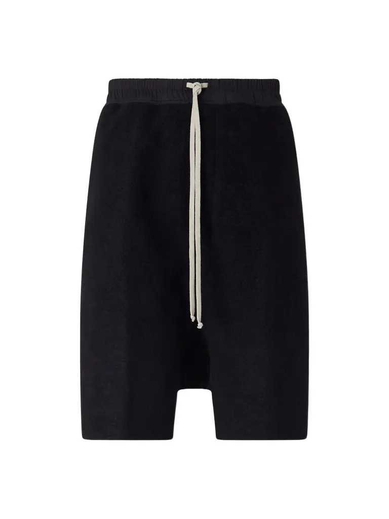 Rick Owens Rick's Pods Straight-Leg Cashmere Drawstring Shorts - Men | Image 1 Rick Owens Rick's Pods Straight-Leg Cashmere Drawstring Shorts - Men | Image 1