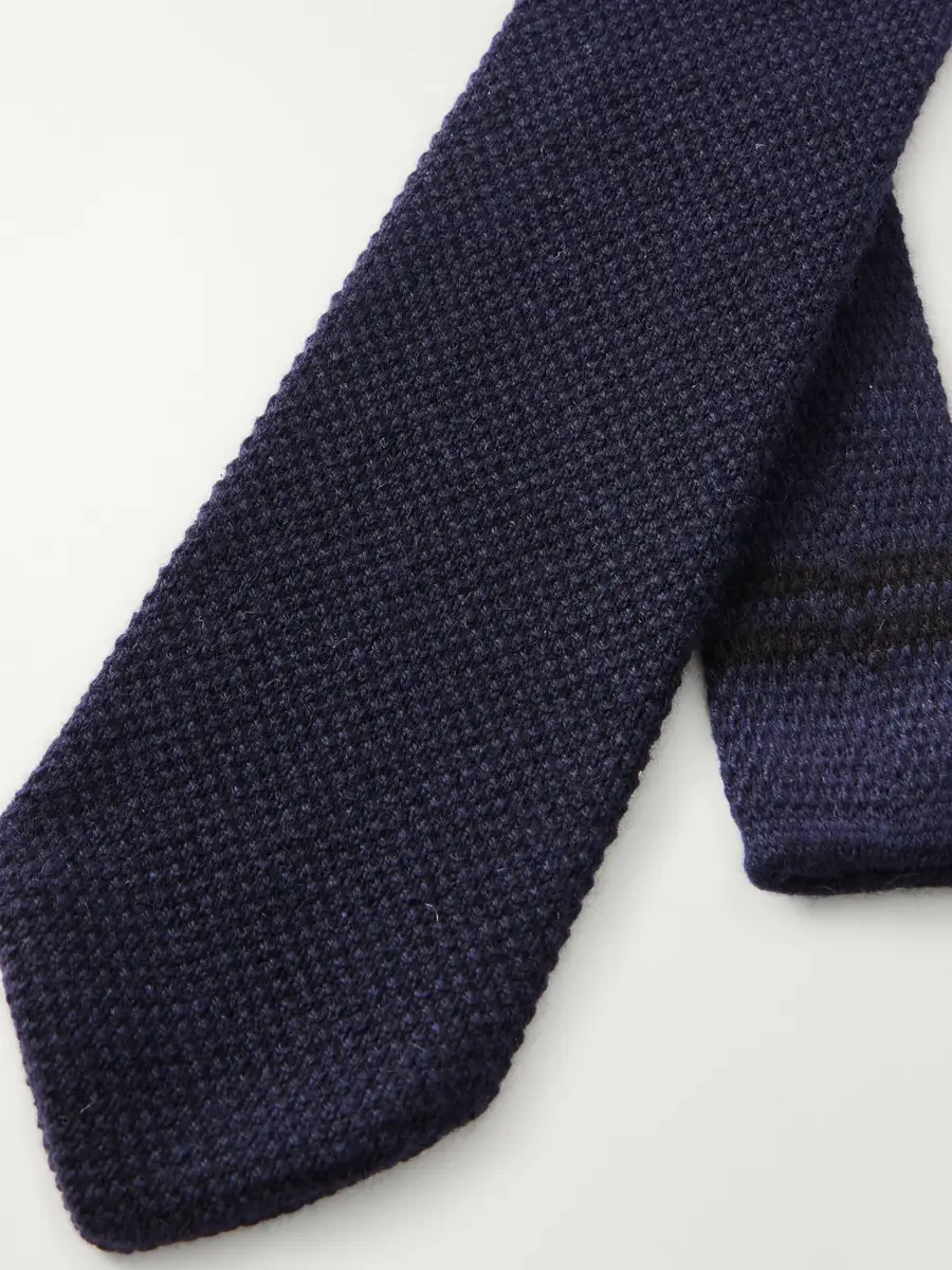 Zegna 6.5cm Knitted Cashmere Tie - Men | Thumbnail 4 Zegna 6.5cm Knitted Cashmere Tie - Men | Thumbnail 4