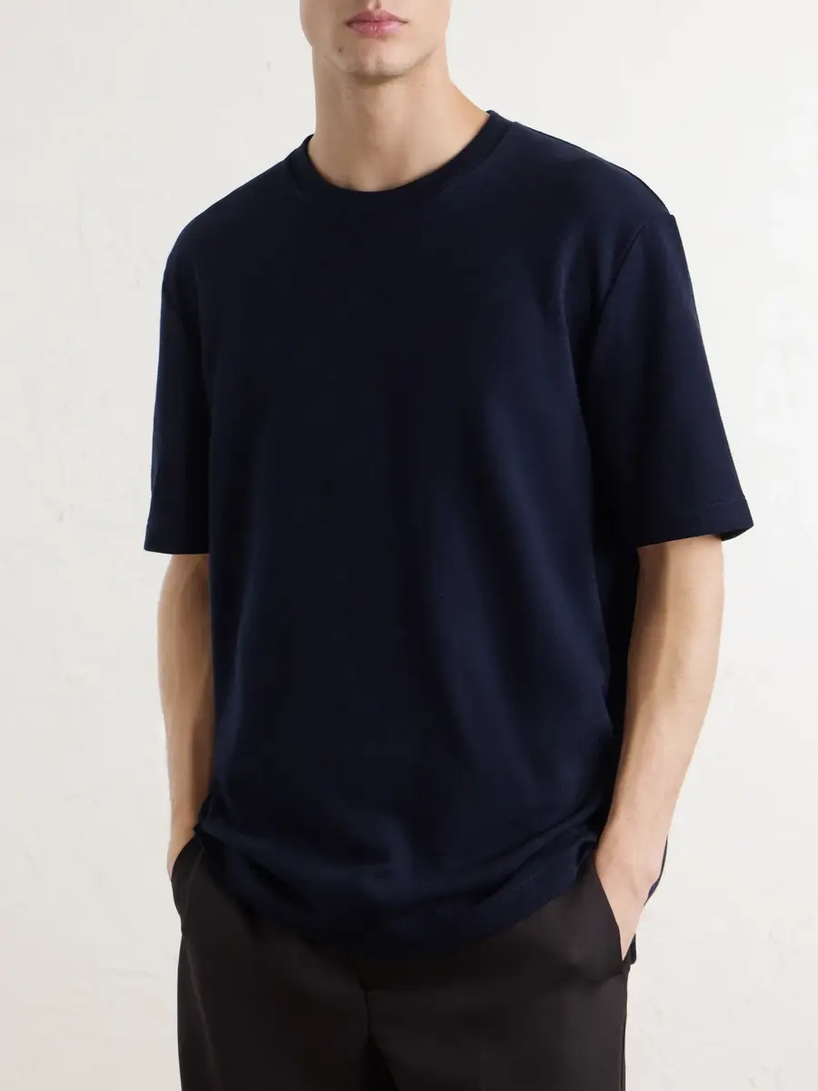 MR P. Cotton-Blend Double-Faced Jersey T-shirt - Men | Thumbnail 3 MR P. Cotton-Blend Double-Faced Jersey T-shirt - Men | Thumbnail 3