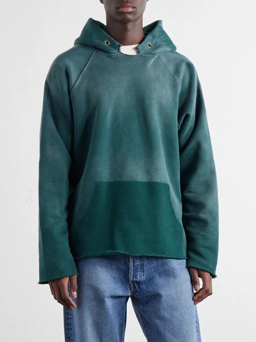 Les Tien Cotton-Jersey Raglan Hoodie - Men | Thumbnail 3 Les Tien Cotton-Jersey Raglan Hoodie - Men | Thumbnail 3