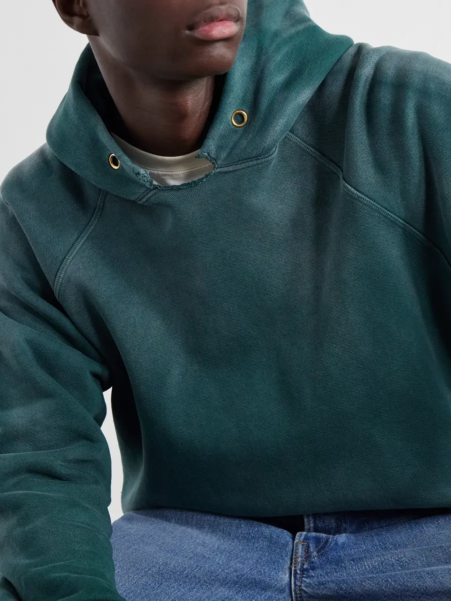 Les Tien Cotton-Jersey Raglan Hoodie - Men | Thumbnail 5 Les Tien Cotton-Jersey Raglan Hoodie - Men | Thumbnail 5