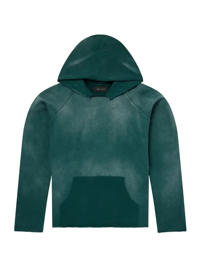 Les Tien Cotton-Jersey Raglan Hoodie - Men