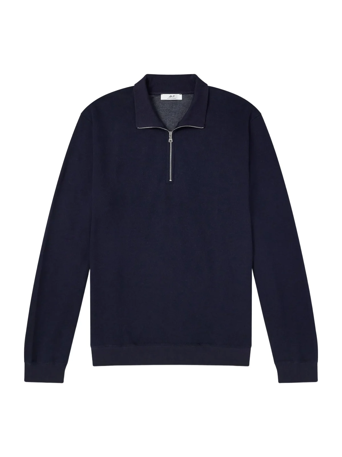 MR P. Cotton-Blend Double-Faced Jersey Half-Zip Sweatshirt - Men