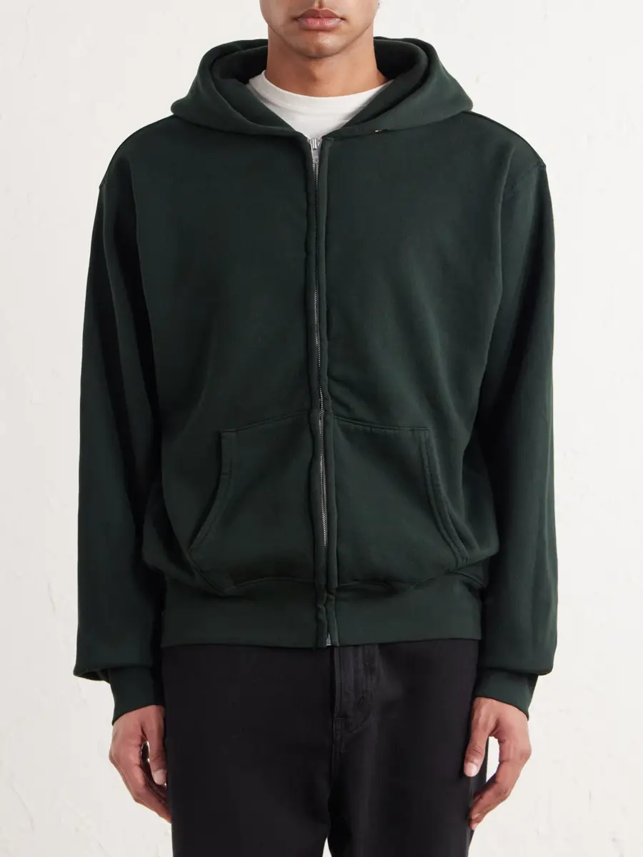 Les Tien Garment-Dyed Cotton-Jersey Zip-Up Hoodie - Men | Thumbnail 3 Les Tien Garment-Dyed Cotton-Jersey Zip-Up Hoodie - Men | Thumbnail 3