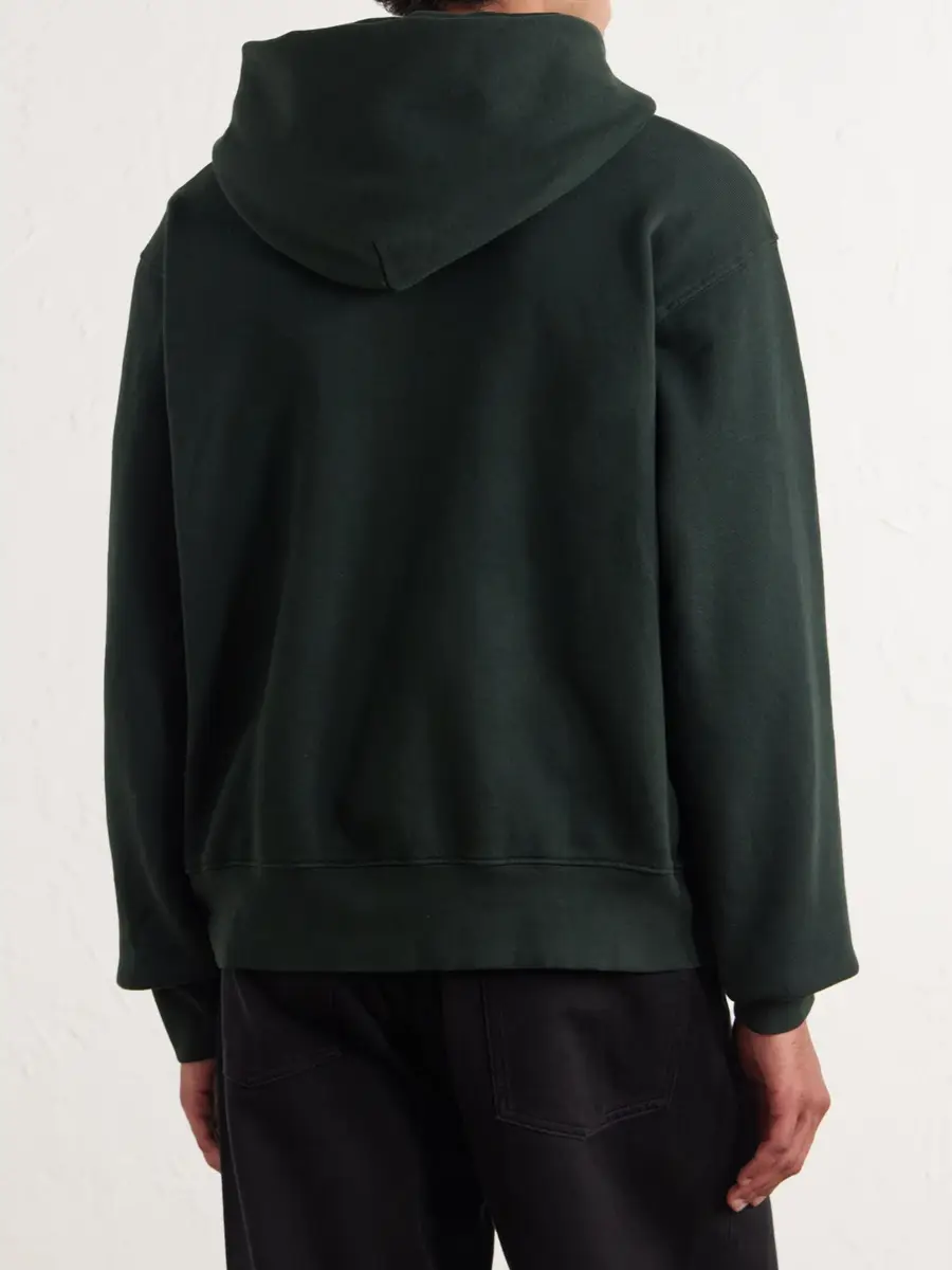 Les Tien Garment-Dyed Cotton-Jersey Zip-Up Hoodie - Men | Thumbnail 4 Les Tien Garment-Dyed Cotton-Jersey Zip-Up Hoodie - Men | Thumbnail 4