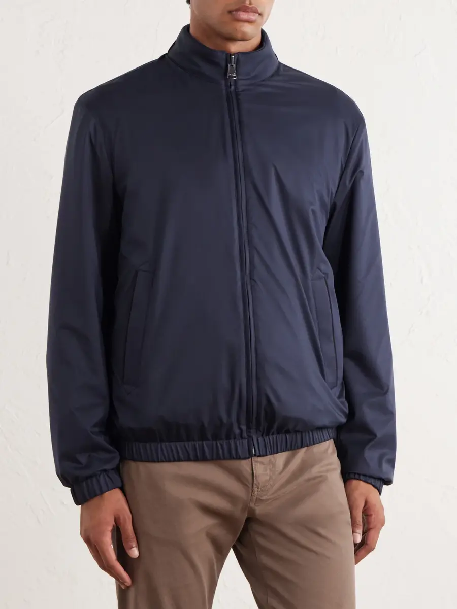 Canali Reversible Shell Bomber Jacket - Men | Thumbnail 3