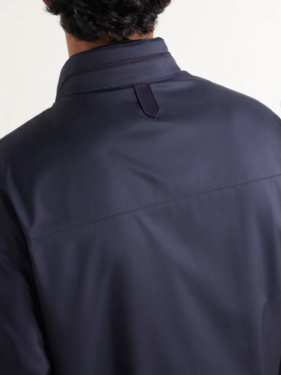 Canali Reversible Shell Bomber Jacket - Men | Thumbnail 6