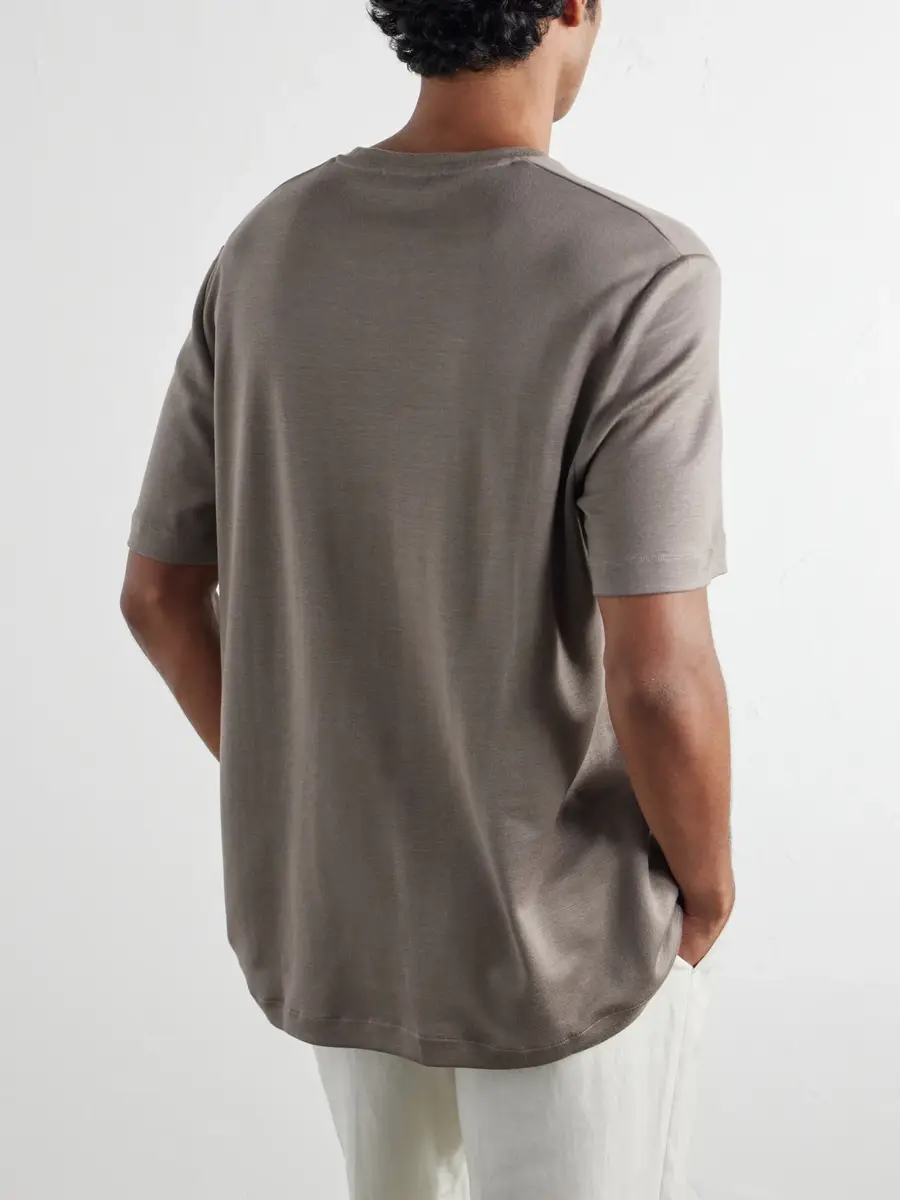 MR P. Cotton and Lyocell-Blend Jersey T-Shirt - Men | Thumbnail 4