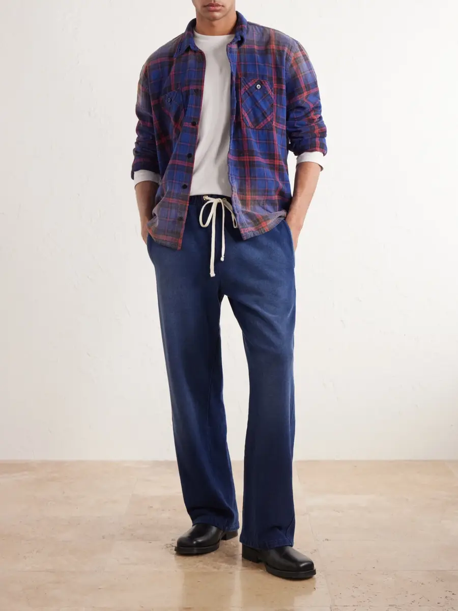 Les Tien Straight-Leg Cotton-Fleece Sweatpants - Men | Thumbnail 2 Les Tien Straight-Leg Cotton-Fleece Sweatpants - Men | Thumbnail 2