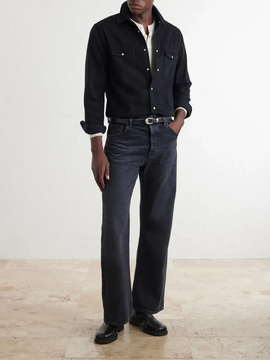 MR P. Western Denim Shirt - Men | Thumbnail 2 MR P. Western Denim Shirt - Men | Thumbnail 2