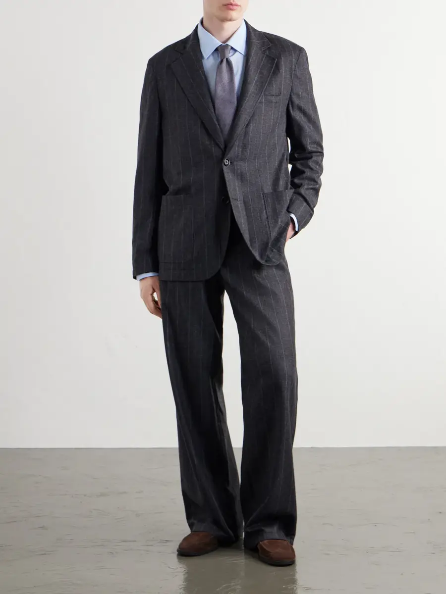 Oliver Spencer Westbury Striped Wool-Blend Suit Jacket - Men | Thumbnail 2 Oliver Spencer Westbury Striped Wool-Blend Suit Jacket - Men | Thumbnail 2