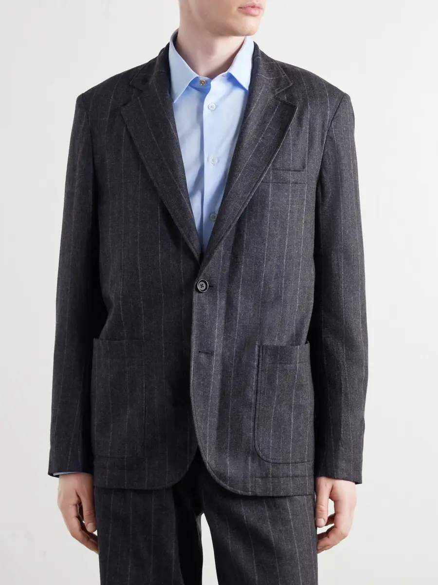Oliver Spencer Westbury Striped Wool-Blend Suit Jacket - Men | Thumbnail 3 Oliver Spencer Westbury Striped Wool-Blend Suit Jacket - Men | Thumbnail 3