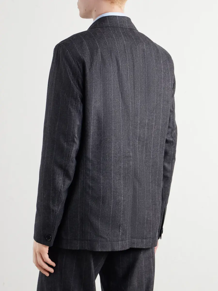 Oliver Spencer Westbury Striped Wool-Blend Suit Jacket - Men | Thumbnail 4 Oliver Spencer Westbury Striped Wool-Blend Suit Jacket - Men | Thumbnail 4