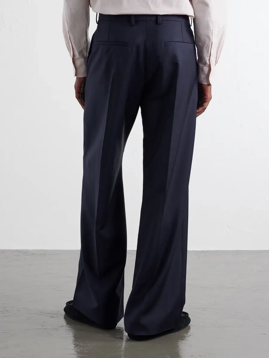 Jil Sander Straight-Leg Wool and Mohair-Blend Trousers - Men | Thumbnail 4