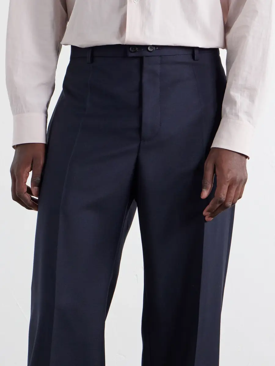 Jil Sander Straight-Leg Wool and Mohair-Blend Trousers - Men | Thumbnail 5