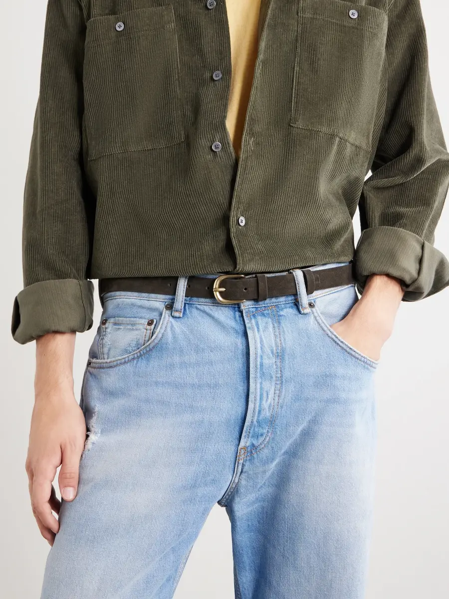 MR P. 2.5cm Suede Belt - Men | Thumbnail 2 MR P. 2.5cm Suede Belt - Men | Thumbnail 2