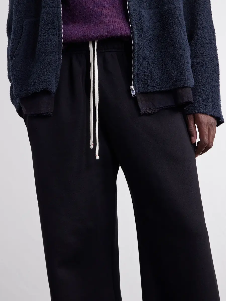 Les Tien Party Wide-Leg Garment-Dyed Cotton-Fleece Sweatpants - Men | Thumbnail 5 Les Tien Party Wide-Leg Garment-Dyed Cotton-Fleece Sweatpants - Men | Thumbnail 5