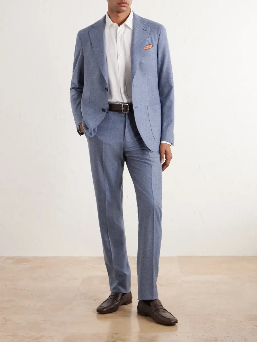 Caruso Wool and Cashmere-Blend Flannel Suit Jacket - Men | Thumbnail 2 Caruso Wool and Cashmere-Blend Flannel Suit Jacket - Men | Thumbnail 2