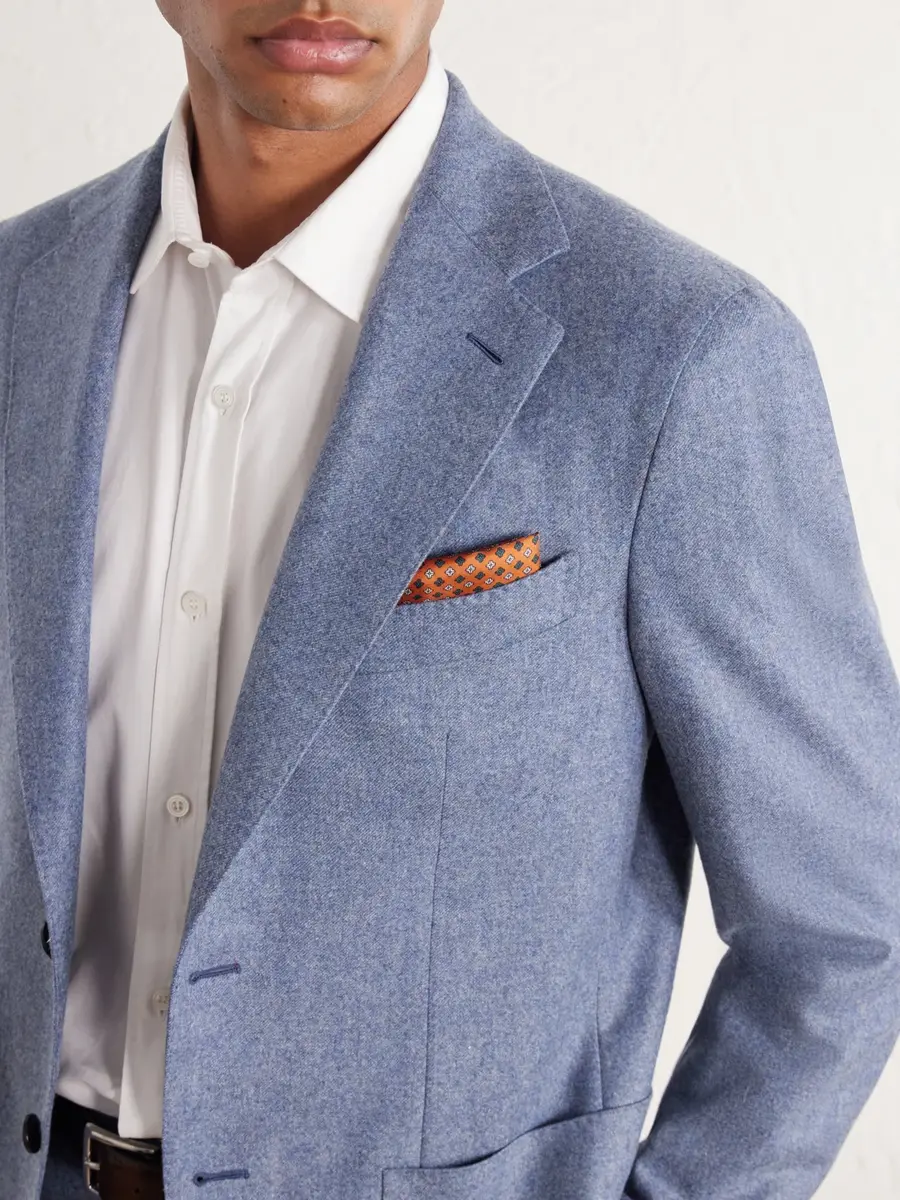 Caruso Wool and Cashmere-Blend Flannel Suit Jacket - Men | Thumbnail 5 Caruso Wool and Cashmere-Blend Flannel Suit Jacket - Men | Thumbnail 5