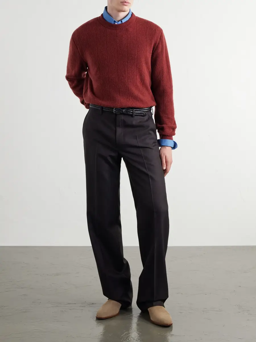 Oliver Spencer Blenheim Wool Sweater - Men | Thumbnail 2 Oliver Spencer Blenheim Wool Sweater - Men | Thumbnail 2