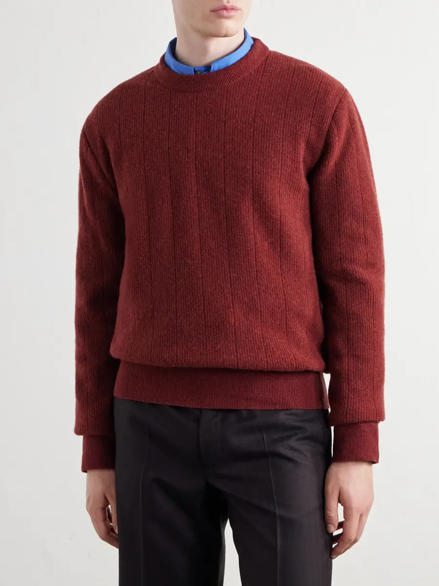 Oliver Spencer Blenheim Wool Sweater - Men | Thumbnail 3 Oliver Spencer Blenheim Wool Sweater - Men | Thumbnail 3