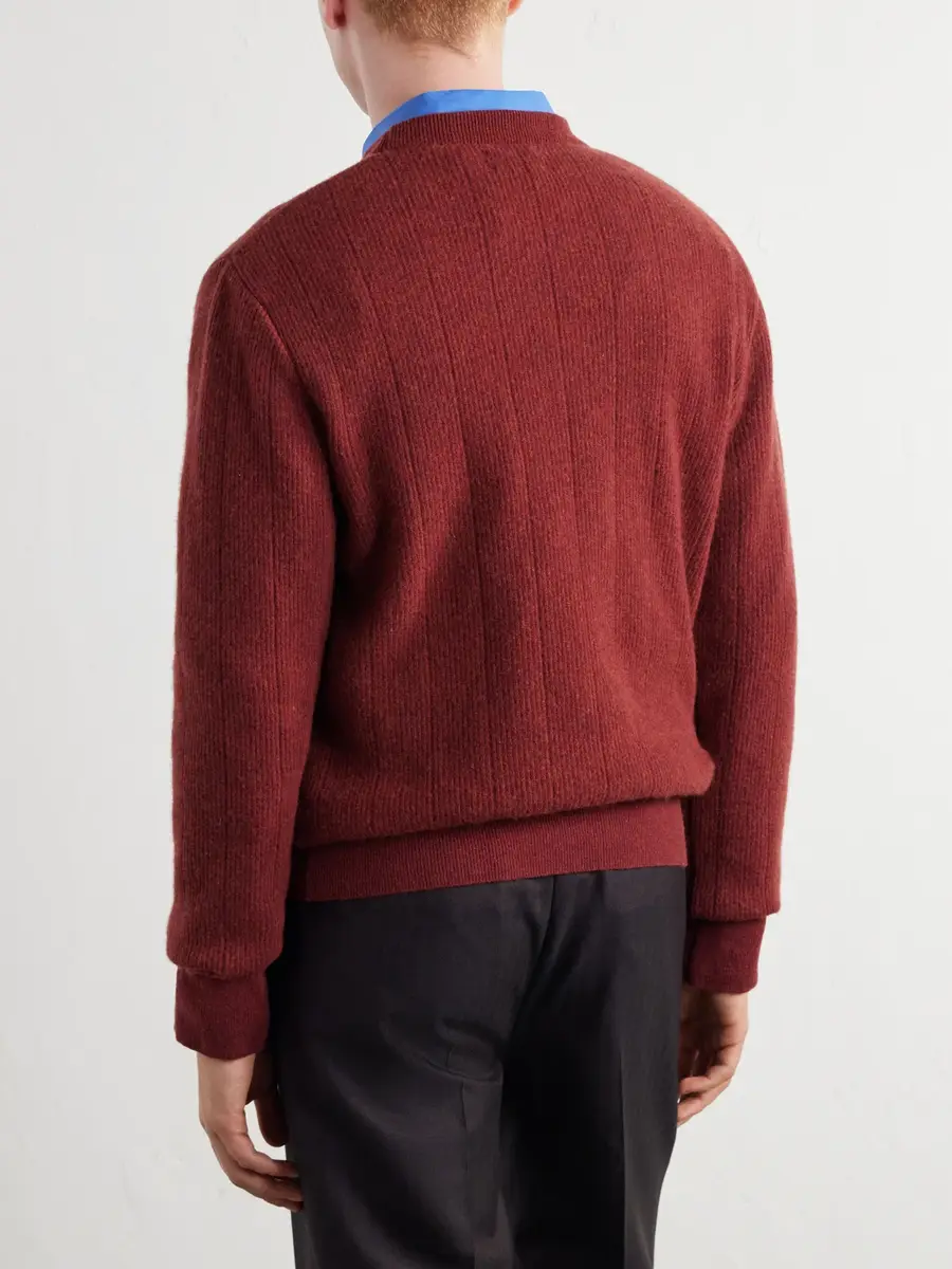 Oliver Spencer Blenheim Wool Sweater - Men | Thumbnail 4 Oliver Spencer Blenheim Wool Sweater - Men | Thumbnail 4