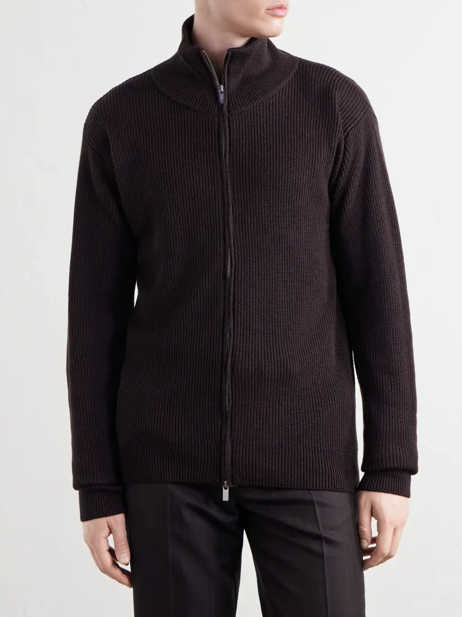 Barena Ribbed Virgin Wool Sweater - Men | Thumbnail 3 Barena Ribbed Virgin Wool Sweater - Men | Thumbnail 3