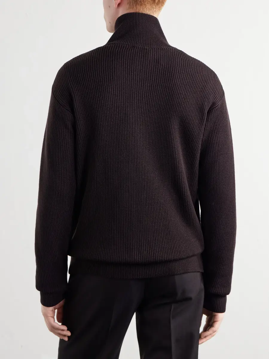 Barena Ribbed Virgin Wool Sweater - Men | Thumbnail 4 Barena Ribbed Virgin Wool Sweater - Men | Thumbnail 4